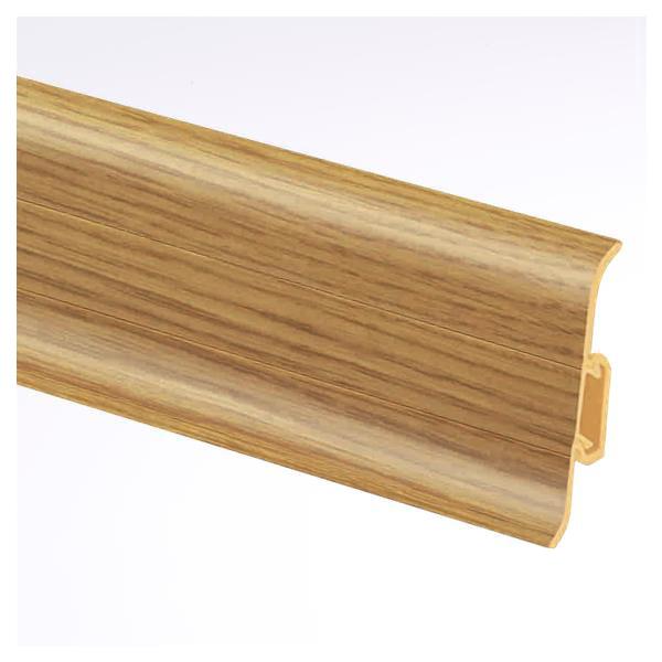 Lišta soklová PVC Cezar PREMIUM Classic Dub Klasický M135 59x22x2200 mm – Obrázok 2