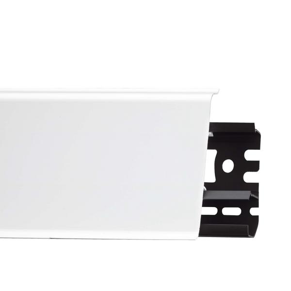 Lišta soklová PVC Arbiton INDO Biela lesklá 01 26x70x2500 mm