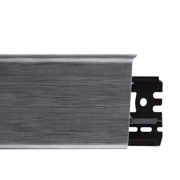 Lišta soklová PVC Arbiton INDO Hliník 17 26x70x2500 mm