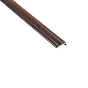 Profil AL schodový "L" 25x10 mm, fólia Teak 24, 2,7 m, samolepiaci, LSW10K Cezar