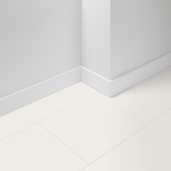 Lišta soklová Parador SL18 Biela D001 1745383 MDF fólia 2200x16,5x70 mm