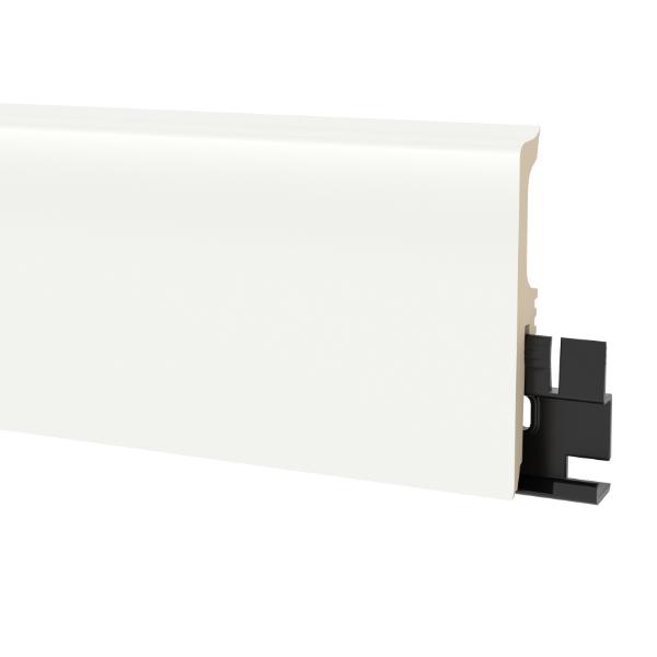 Lišta soklová PVC Arbiton VIGO 80 RAL 9003 Biela 01 80x15x2200 mm