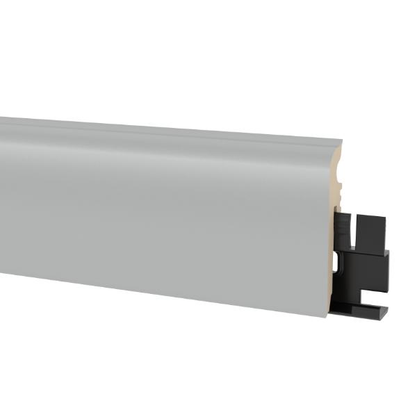 Lišta soklová PVC Arbiton VIGO 60 RAL 7042 Tmavo-šedá 03 60x15x2200 mm