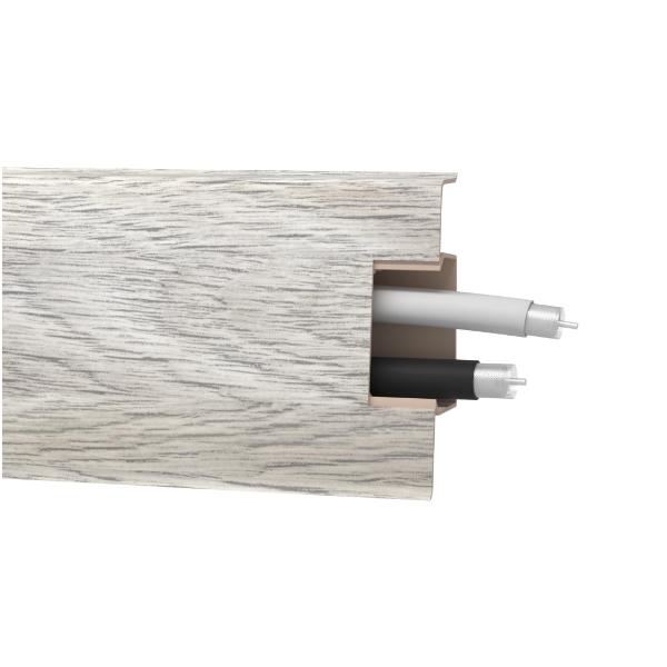 Lišta soklová PVC Arbiton MACK Dub Kaukazský 16 60x20x2500 mm