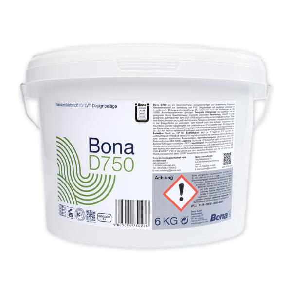 Lepidlo Bona D750, 6 kg 1-zložkové disperzné s vláknami, na PVC a Vinyl – Obrázok 2