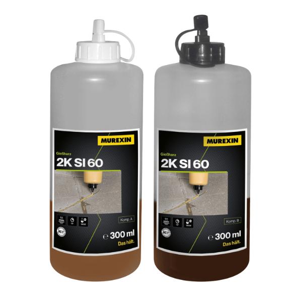Živica na zošívanie Murexin SI60 600 ml + 70 mm zošívacie spony 8 ks (2K komp.A+B = 300+300 ml)