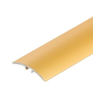 Profil AL prechodový 30 mm, elox Zlato 02, 0,93 m, samolepiaco-narážací oblý, LW305w1 Cezar