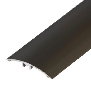 Profil AL prechodový 37 mm, elox Bronz čierny 05, 0,93 m, samolepiaco-narážací oblý, LW375w1 Cezar