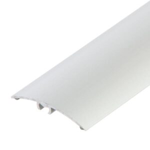 Profil AL prechodový 37 mm, elox Striebro 01, 0,93 m, samolepiaco-narážací oblý, LW375w1 Cezar
