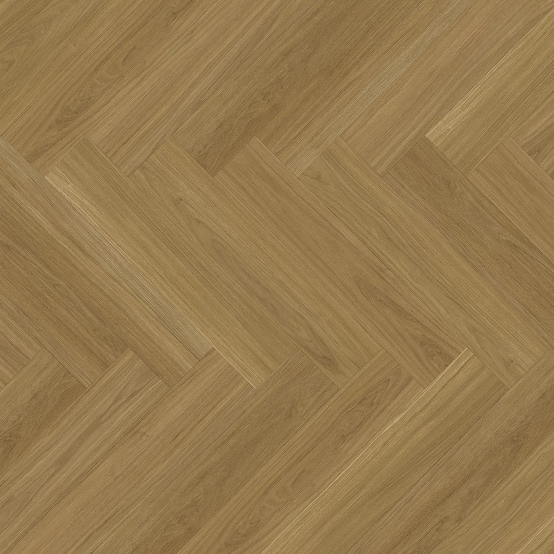 Parador SPC Trendtime 3 Herringbone Dub Oxford karamelovo-hnedý matná štruktúra M4V 1748856 730x146x5 mm