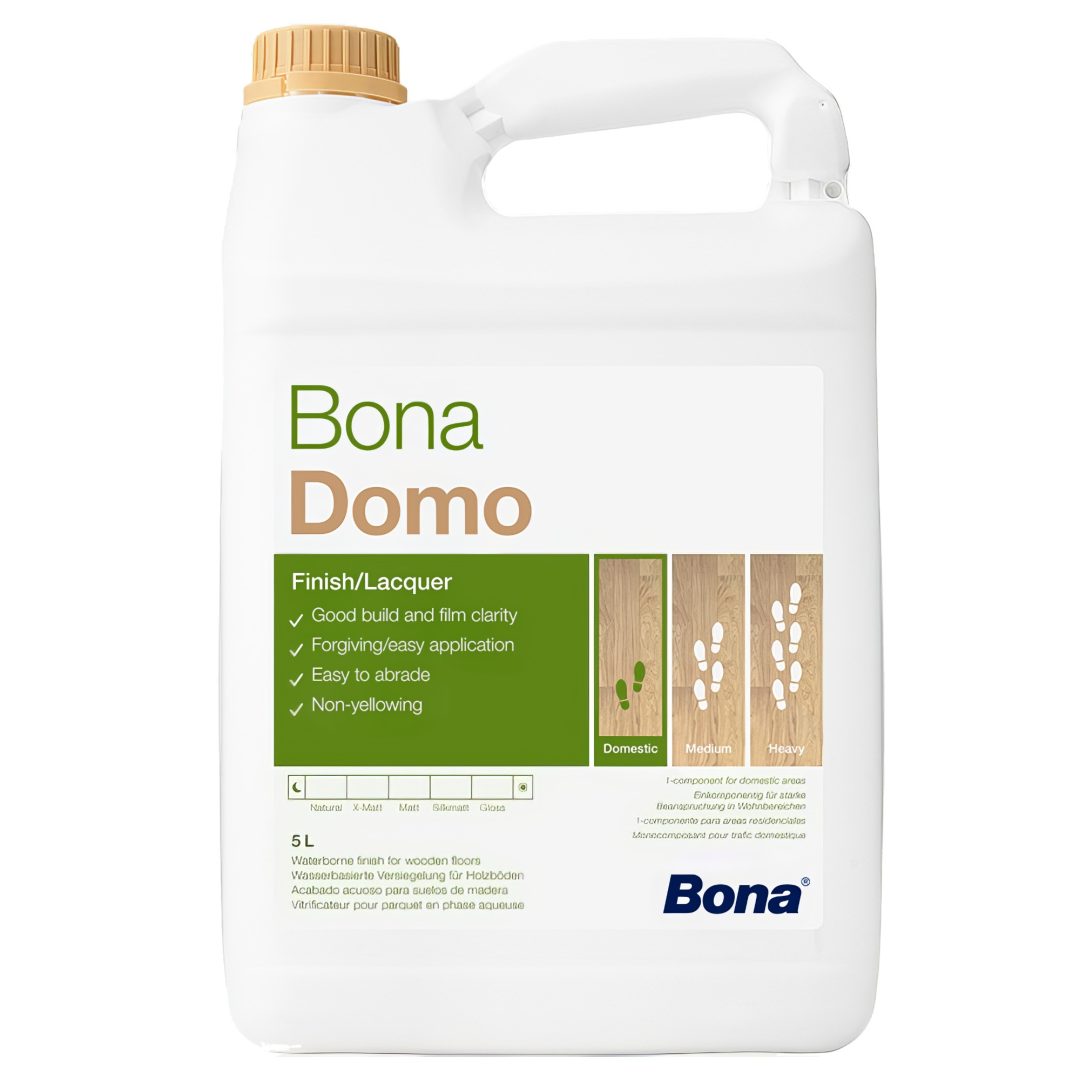 Lak Bona DOMO polomat 5 L 1-zložkový vrchný na báze akrylát/PU vodnej disperzie – Obrázok 2
