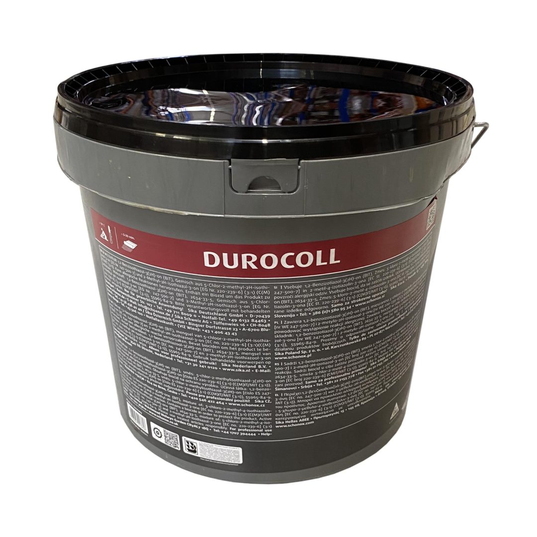 Lepidlo Sika SCHÖNOX DUROCOLL, 14 kg 1-zložkové disperzné, vystužené vláknami, na vinyl – Obrázok 2