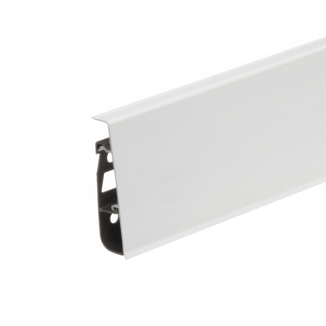 Lišta soklová PVC Cezar Hi Line PRESTIGE 75 Biela Matná (RAL 9003) 75x22x2500 mm