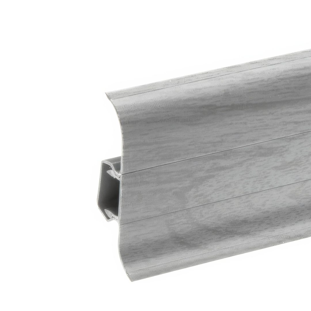 Lišta soklová PVC Cezar PREMIUM Classic Dub Sivý Svetlý M078 59x22x2200 mm