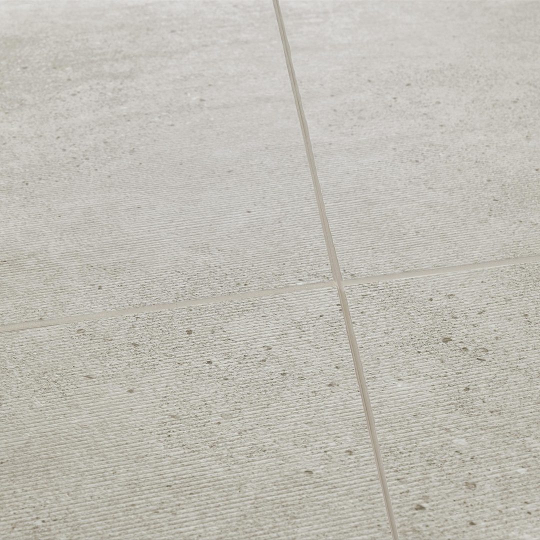 Obkladový panel Modee - Tile Raw concrete Massi White WMT 503S 600x1200x4 mm Stripes