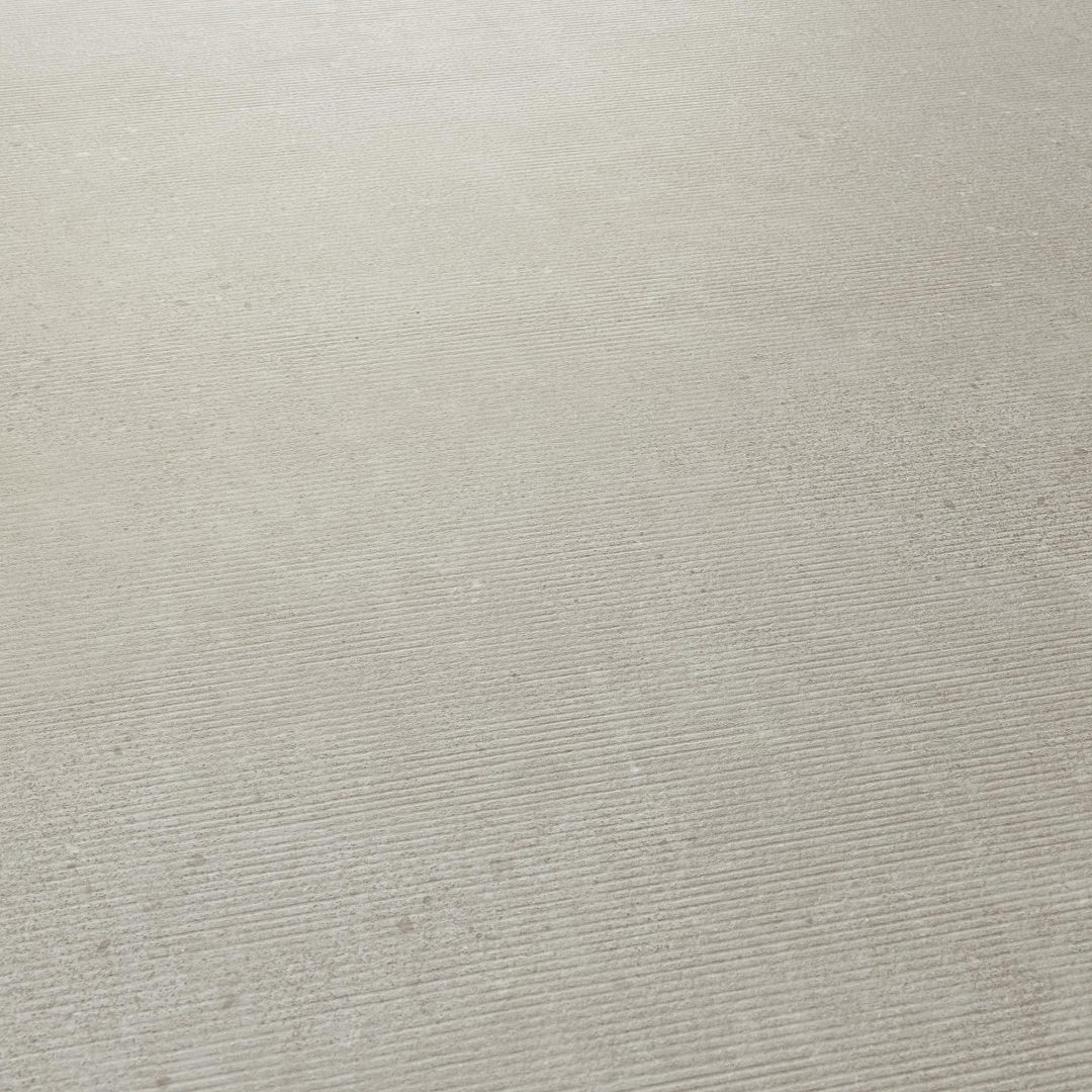 Obkladový panel Modee - Slab Raw concrete Massi Ivory WMS 540S 2800x1175x4 mm Stripes