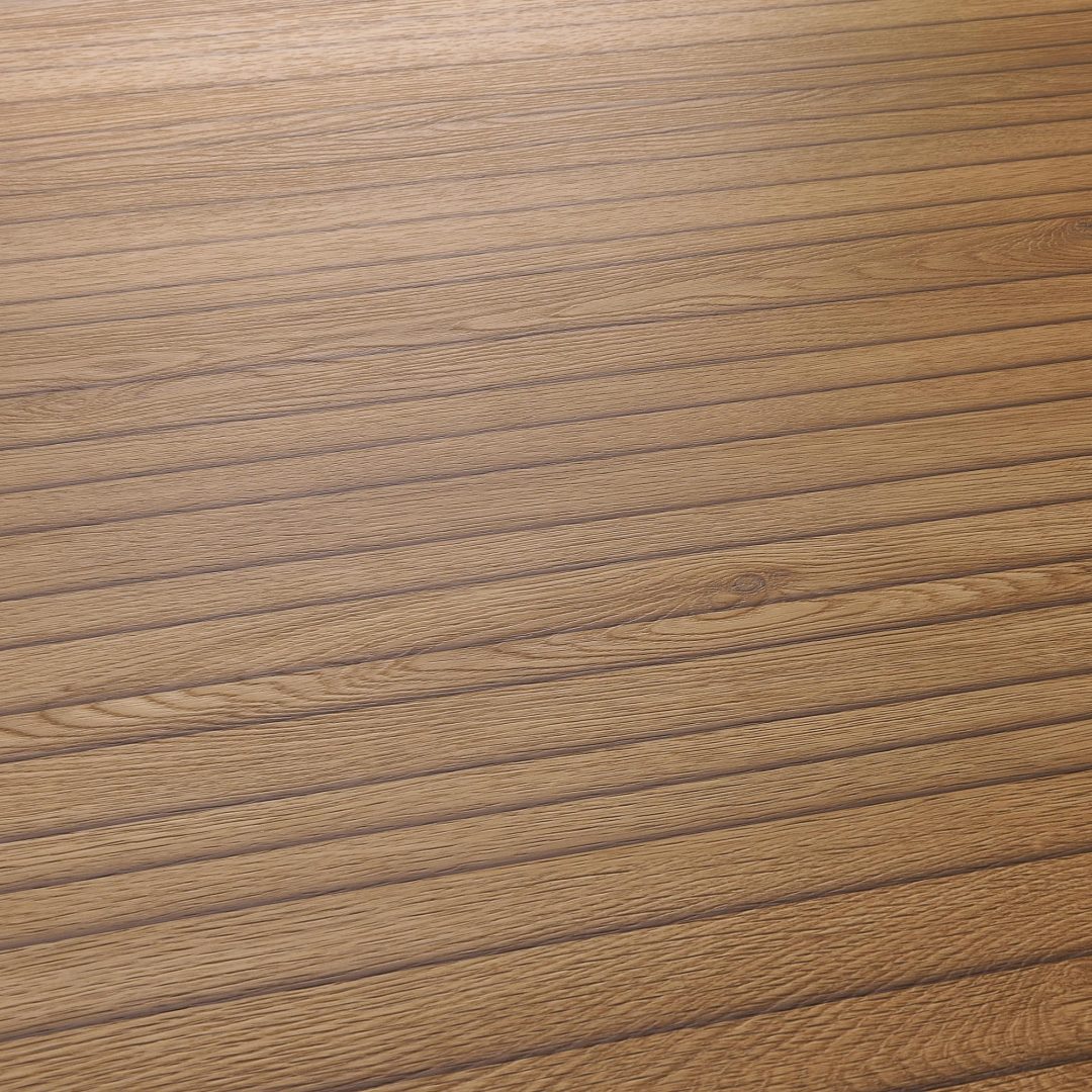 Obkladový panel Modee - Slab True wood Fluted Oak Asturia WMSLS 210 2800x1175x4 mm Wood