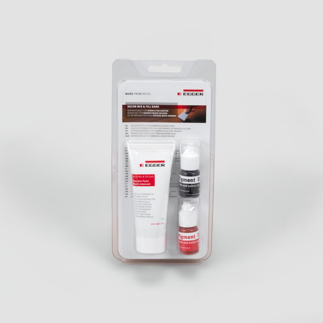 Opravná sada Egger Decor Mix & Fill Dark na tmavé podlahy 50 g
