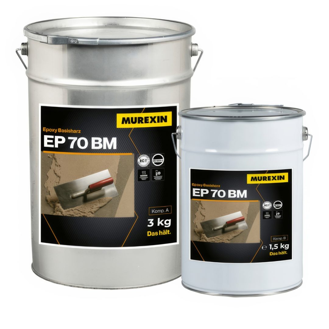 Penetračný náter Murexin EP70 BM, 4,5 kg 2-komp. epoxid (2K komp.A+B = 3+1,5 kg) (na savý aj nesavý podklad - spevňuje, vytvára parozábranu) – Obrázok 2