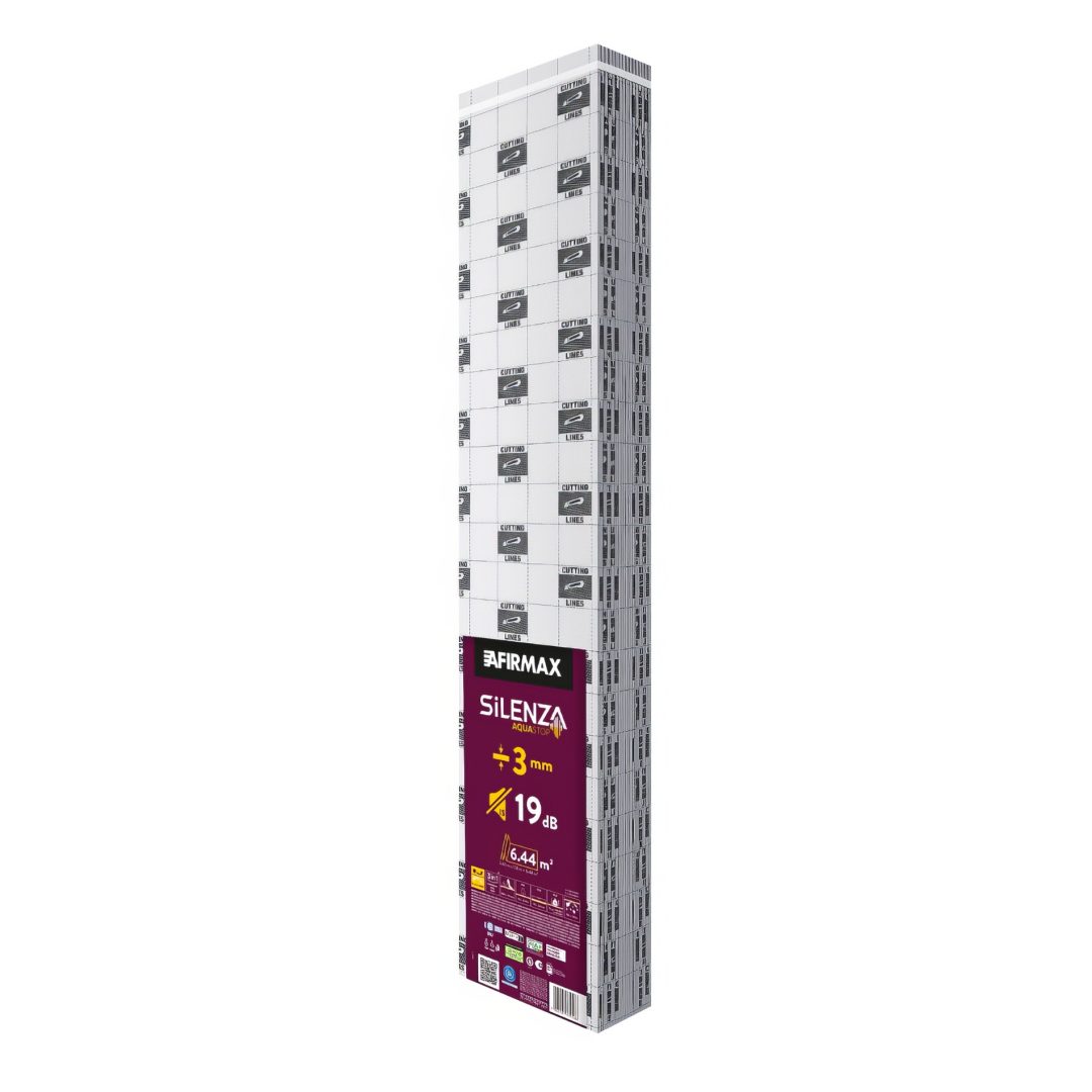 Podložka Afirmax SILENZA AQUASTOP SMART 3 mm 3v1 XPS s parozábranou