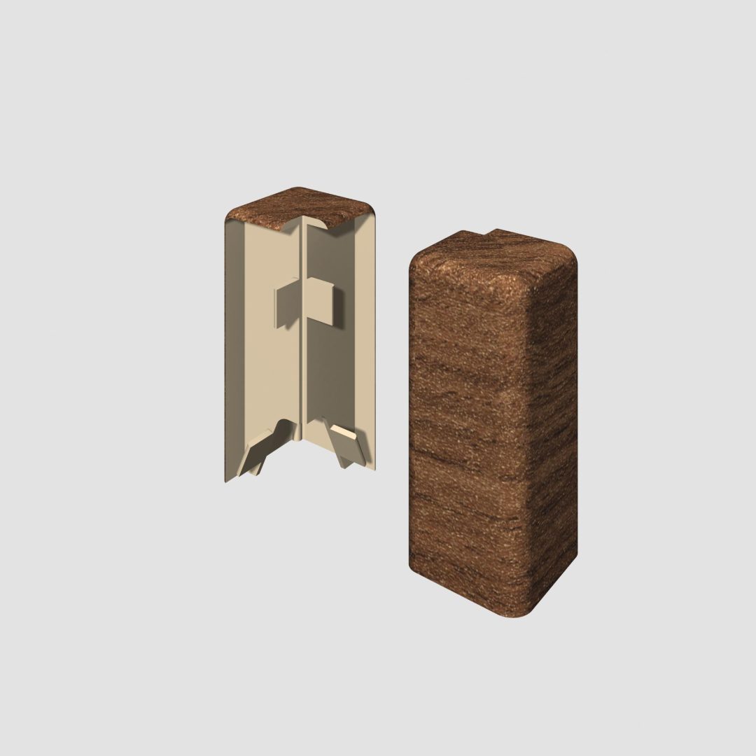 Prvky Egger 58 "cubical" Orech hnedý - Roh vonkajší 1839895 (2 ks/bal)