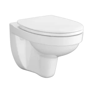 Set wc misa CERSANIA závesná simpleon + sedátko duroplastové slowclose biela